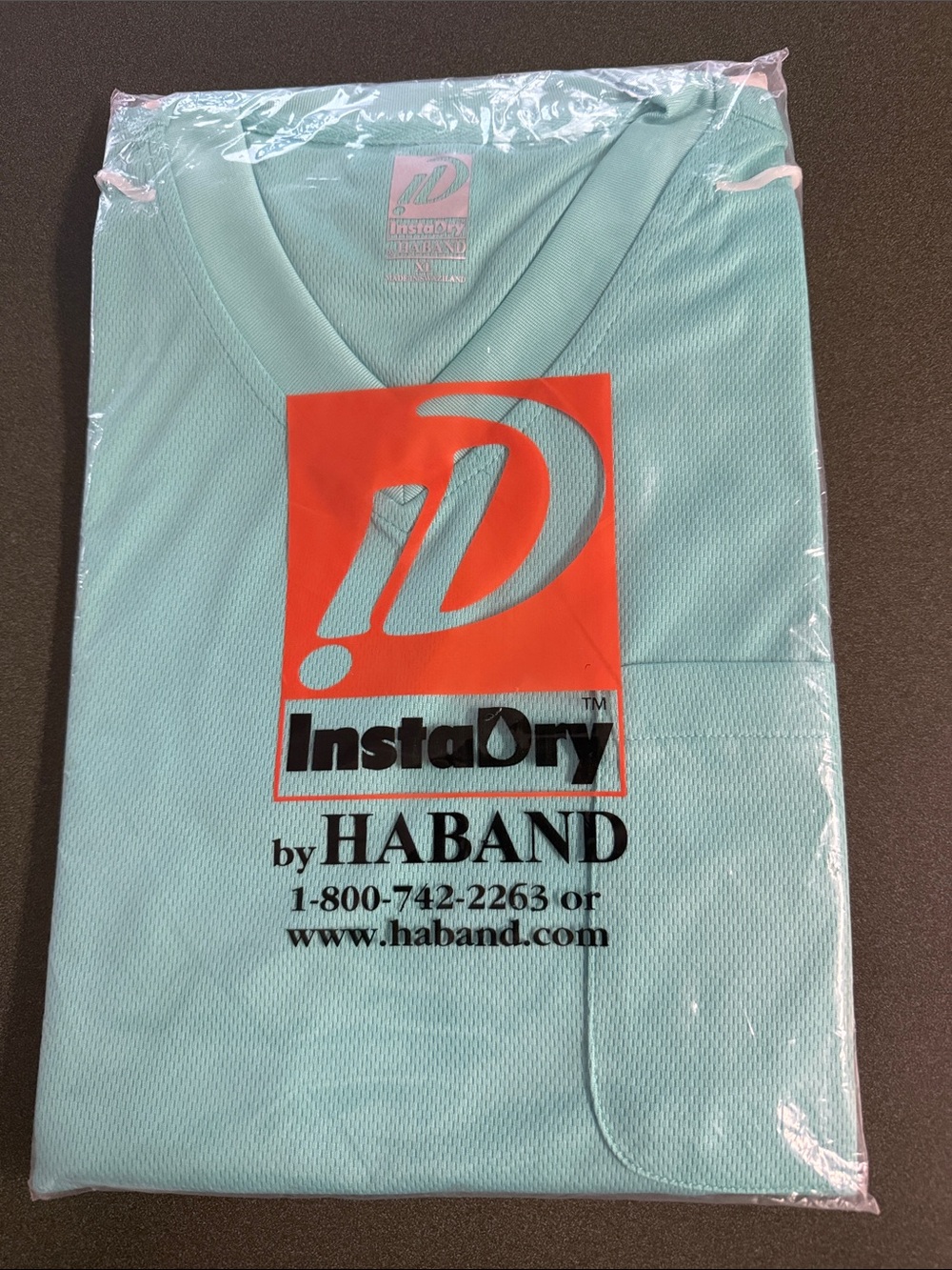 Haband Mint Green V-Neck Men’s Top